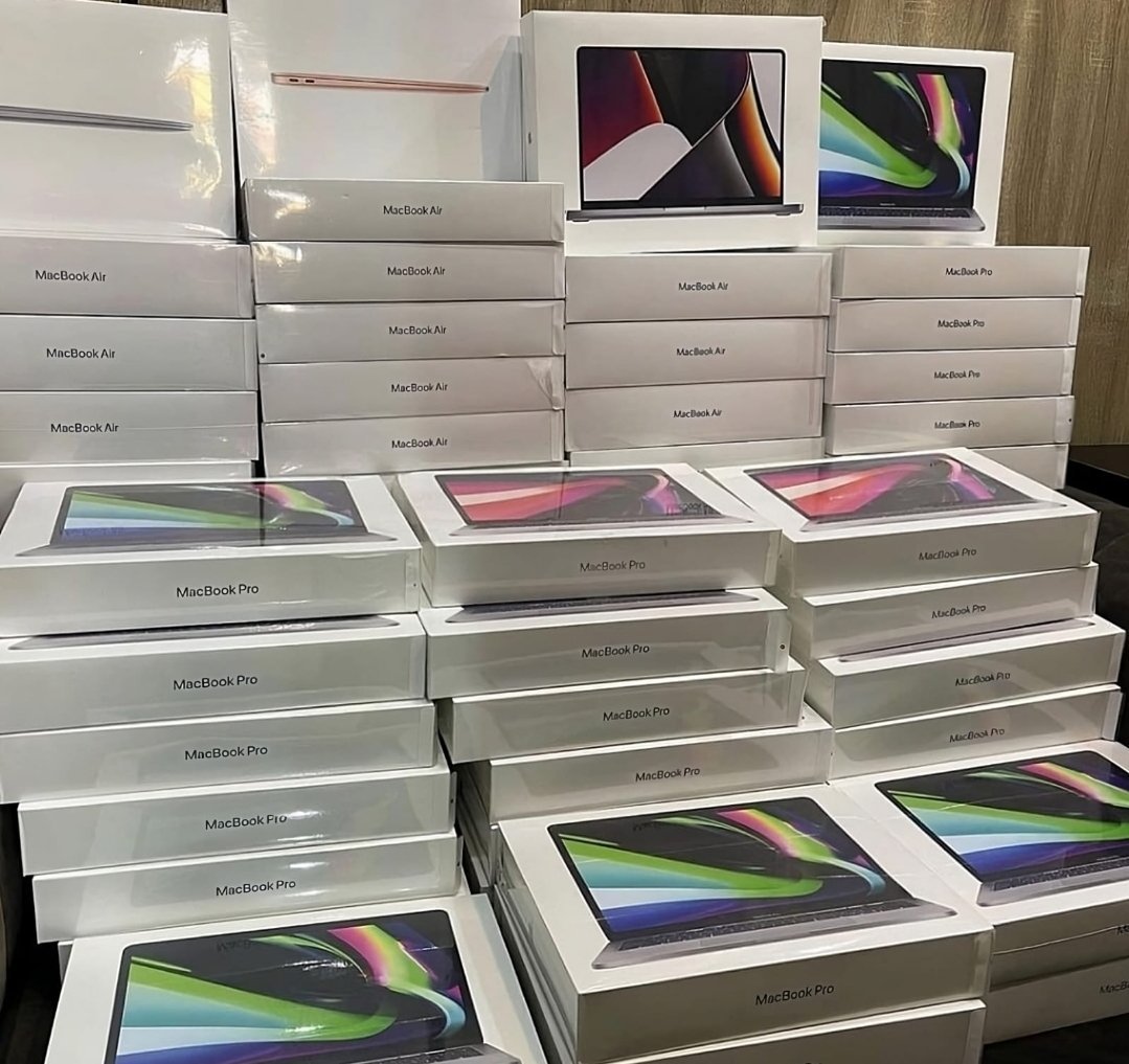 MacBook Pro liquidation pallets with 30 new 13 inch gold units