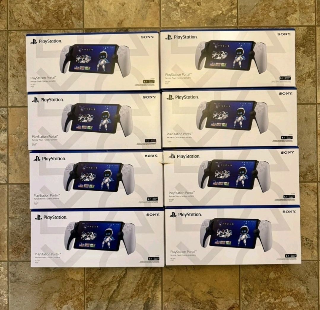 PlayStation Portal pallets with 13 new remote players