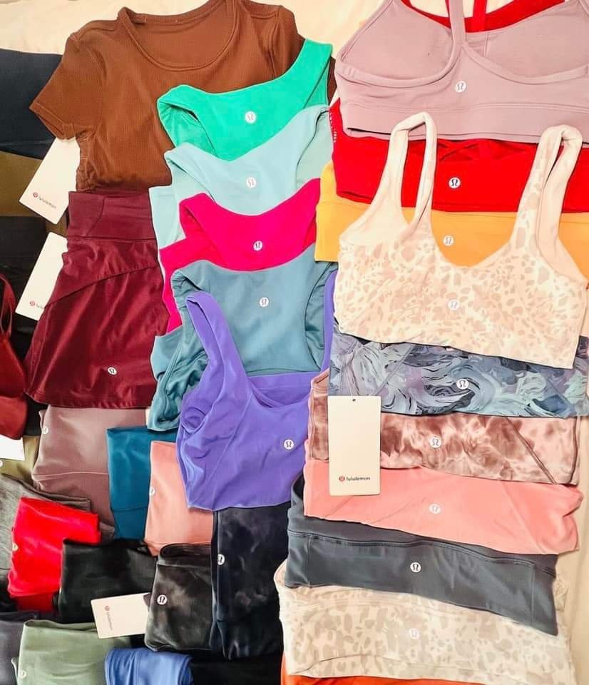 Lululemon clothing pallet